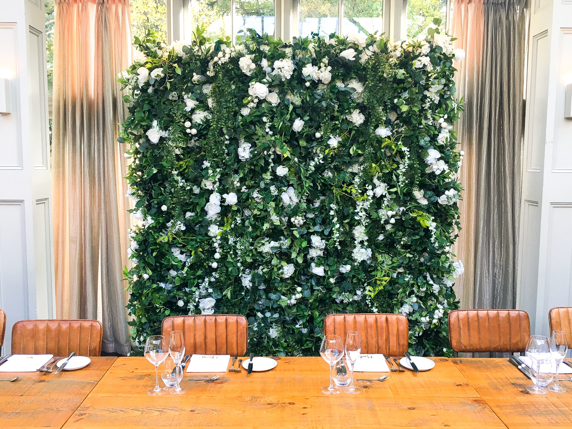 Hampton Manor Wedding Flower Wall Hire West Midlands