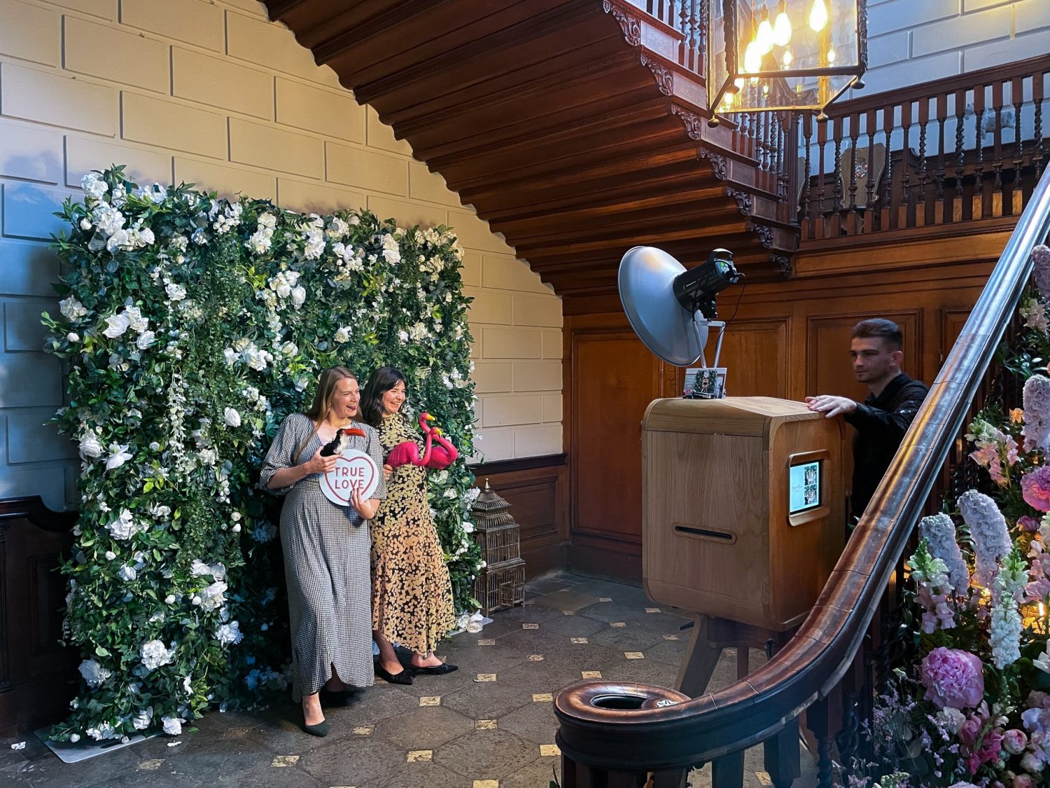 Davenport House Photo Booth Hire - Photo Booth In Action