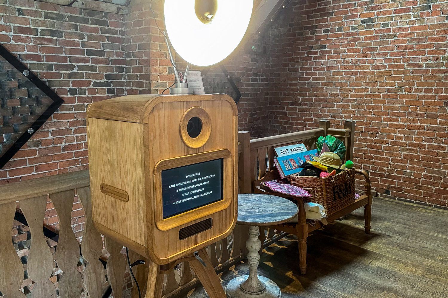 Shustoke Barn photo booth hire