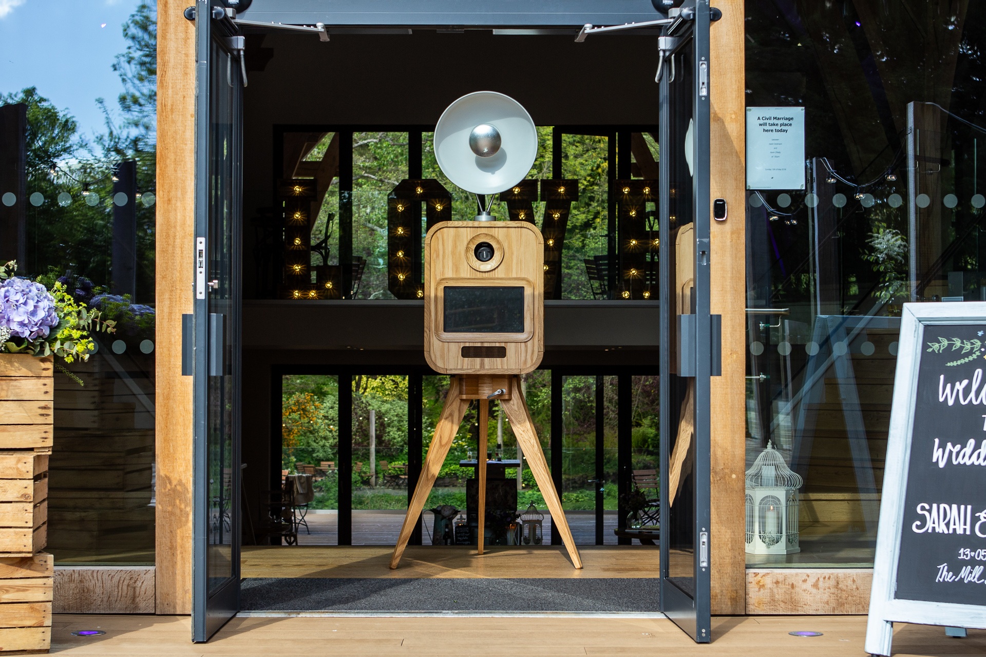 The Mill Barns Photo Booth Hire - Photo Booth In Action