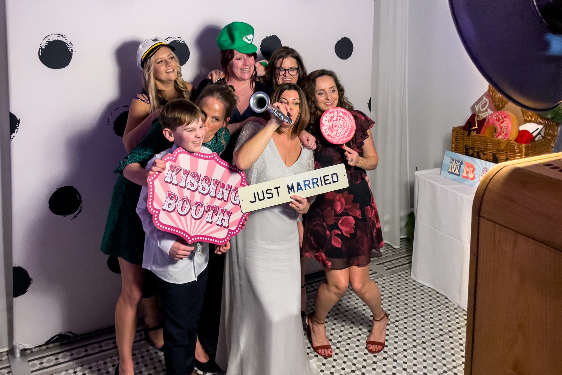 Hawkstone Hall Photo Booth In Action