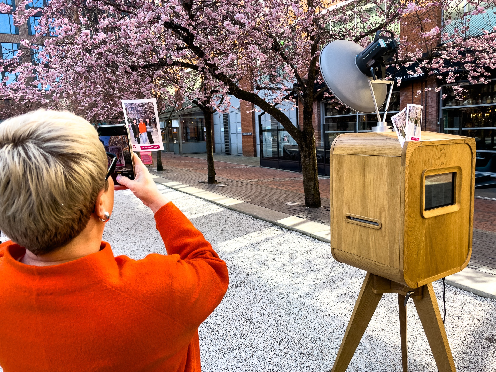 National Trust at Brindley Place - Corporate Photo Booth In Action