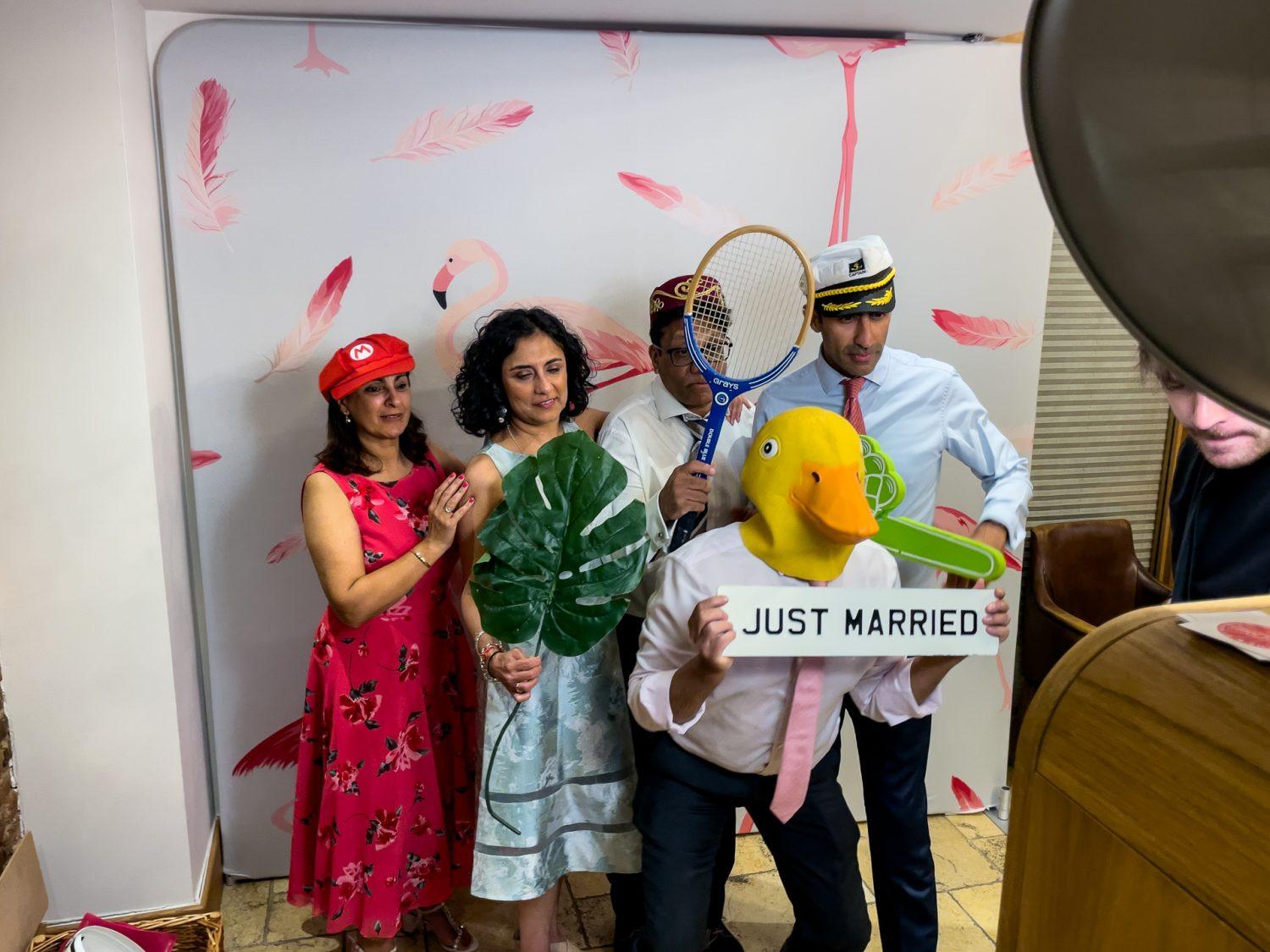 Mythe Barn Photo Booth in Action