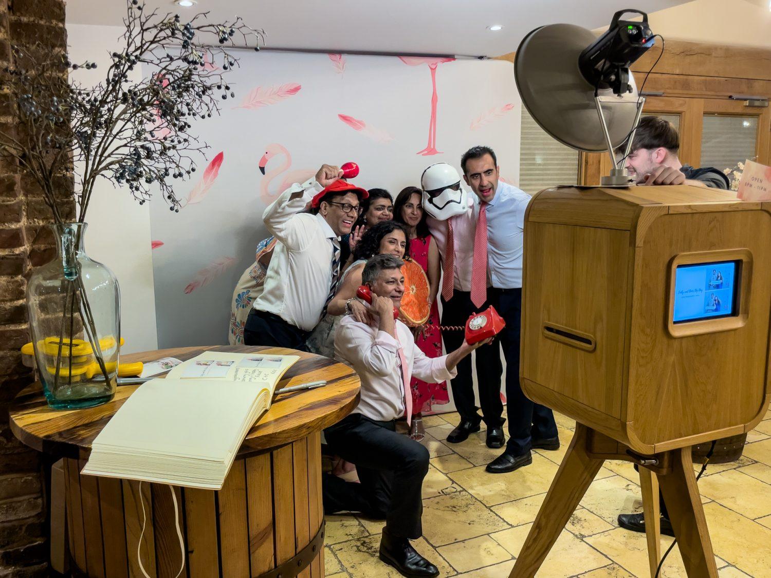 Mythe Barn Photo Booth in Action