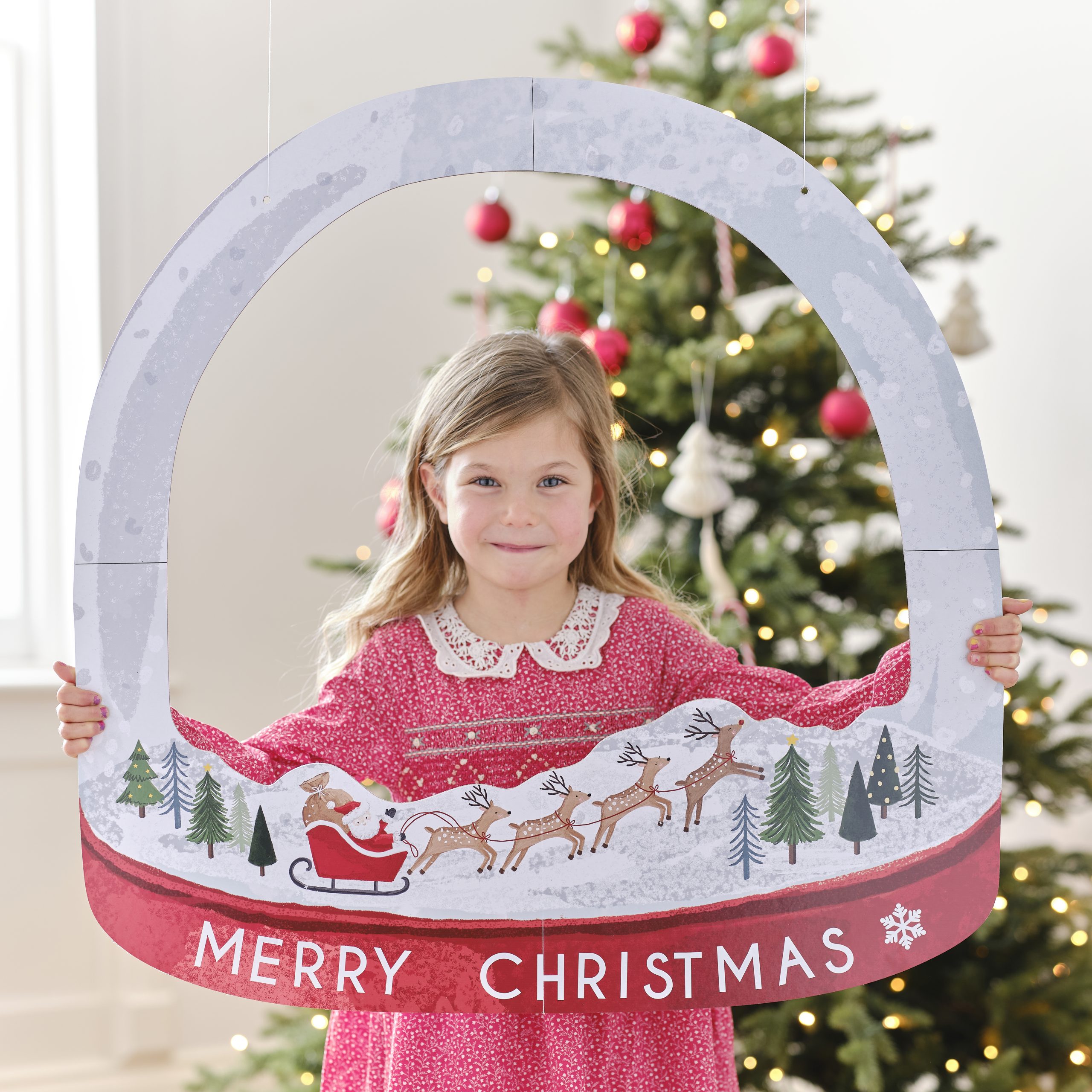 Customisable Christmas Photo Booth Frame - Image 3
